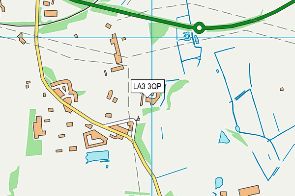 LA3 3QP map - OS VectorMap District (Ordnance Survey)