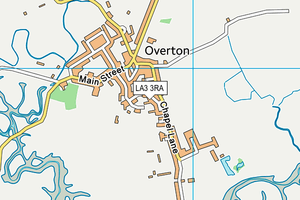 LA3 3RA map - OS VectorMap District (Ordnance Survey)