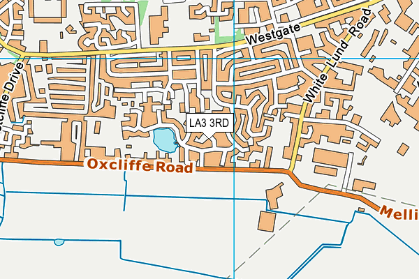 LA3 3RD map - OS VectorMap District (Ordnance Survey)