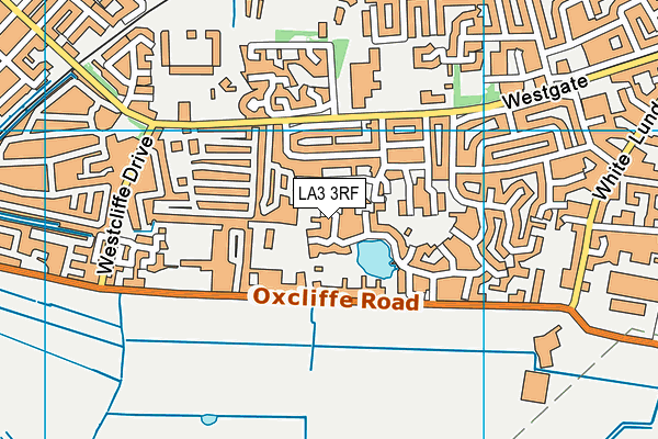 LA3 3RF map - OS VectorMap District (Ordnance Survey)
