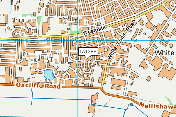LA3 3RH map - OS VectorMap District (Ordnance Survey)