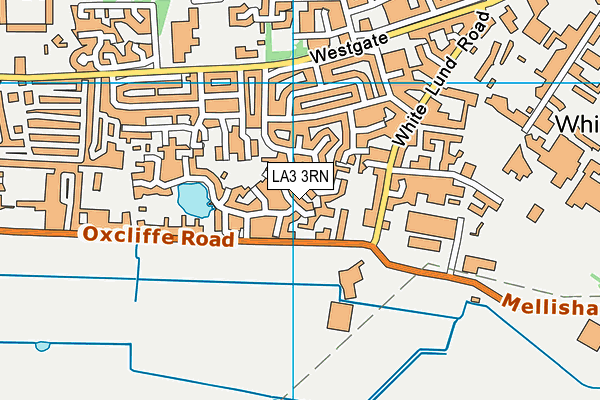 LA3 3RN map - OS VectorMap District (Ordnance Survey)