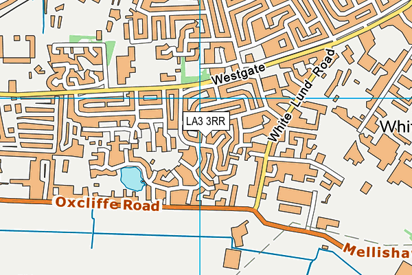 LA3 3RR map - OS VectorMap District (Ordnance Survey)