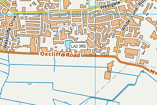LA3 3RS map - OS VectorMap District (Ordnance Survey)