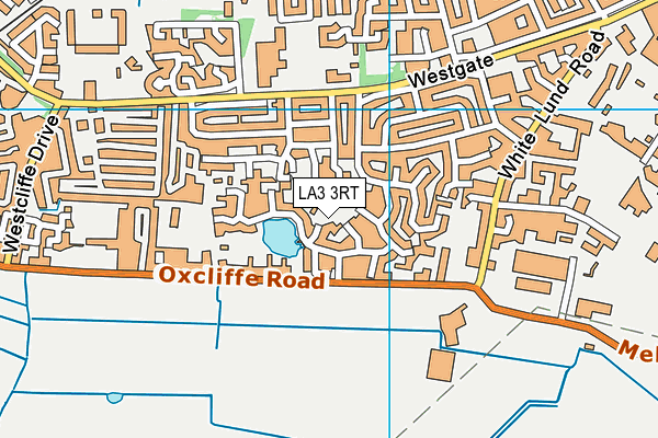 LA3 3RT map - OS VectorMap District (Ordnance Survey)