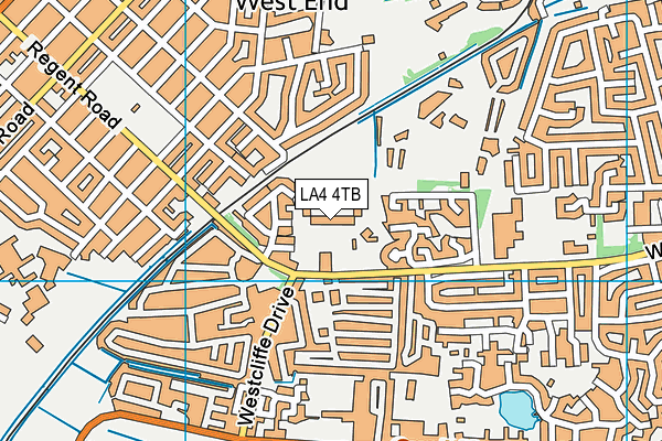 Morecambe Fc (Mazuma Stadium) map (LA4 4TB) - OS VectorMap District (Ordnance Survey)