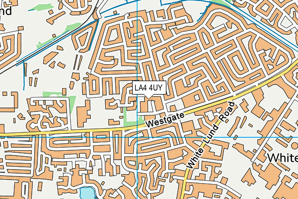 LA4 4UY map - OS VectorMap District (Ordnance Survey)