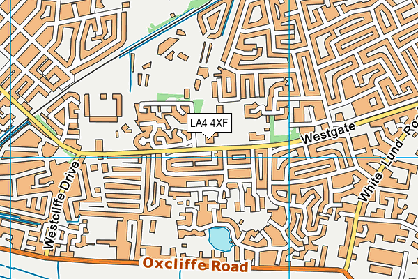 Morecambe and Heysham Westgate Primary School map (LA4 4XF) - OS VectorMap District (Ordnance Survey)