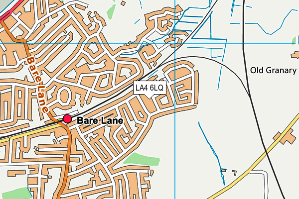 LA4 6LQ map - OS VectorMap District (Ordnance Survey)