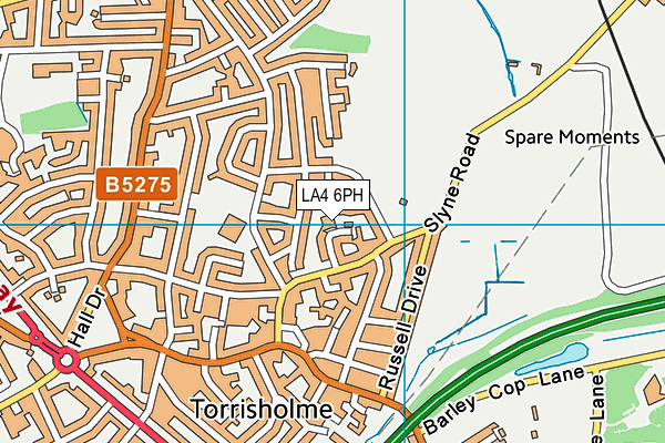 LA4 6PH map - OS VectorMap District (Ordnance Survey)
