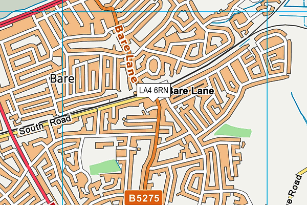 LA4 6RN map - OS VectorMap District (Ordnance Survey)