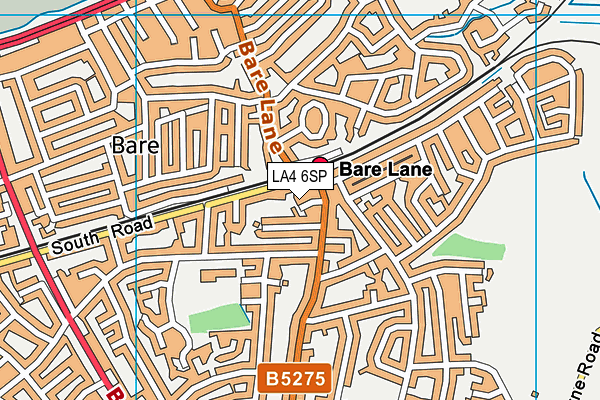 LA4 6SP map - OS VectorMap District (Ordnance Survey)