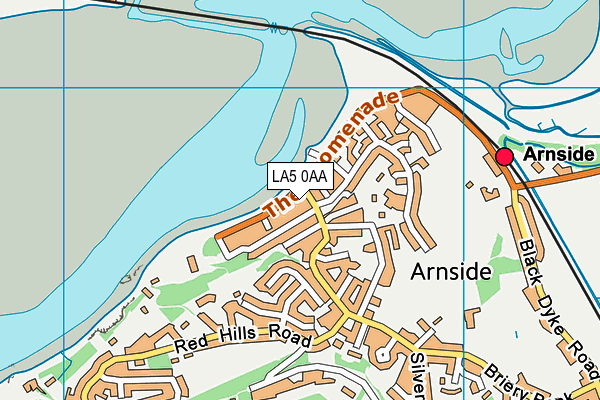 Map of GROSVENOR HOUSE (ARNSIDE) LIMITED at district scale