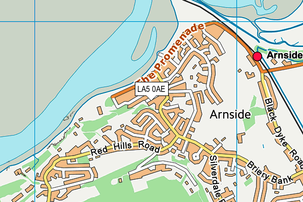 Map of ARNSIDE IT LIMITED at district scale