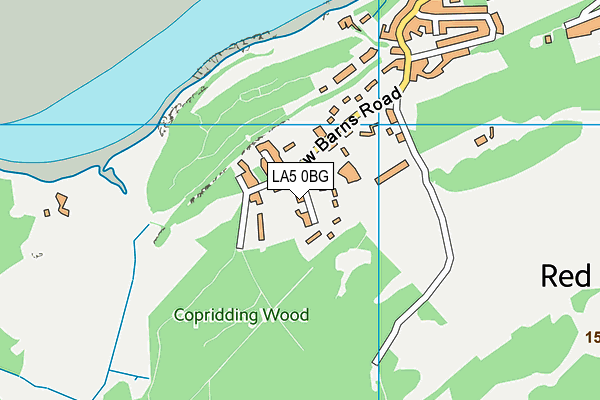 LA5 0BG map - OS VectorMap District (Ordnance Survey)