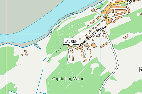 LA5 0BH map - OS VectorMap District (Ordnance Survey)