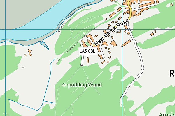 LA5 0BL map - OS VectorMap District (Ordnance Survey)