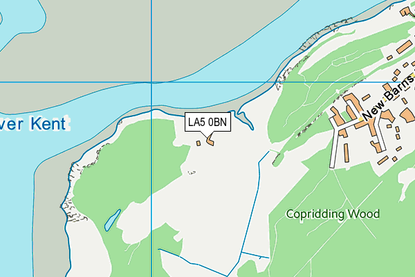 LA5 0BN map - OS VectorMap District (Ordnance Survey)