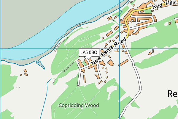 LA5 0BQ map - OS VectorMap District (Ordnance Survey)