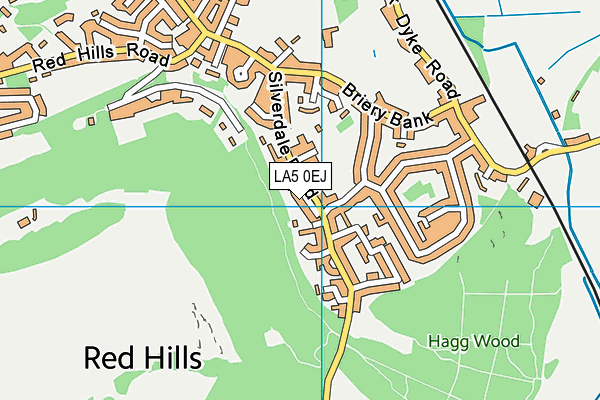 LA5 0EJ map - OS VectorMap District (Ordnance Survey)