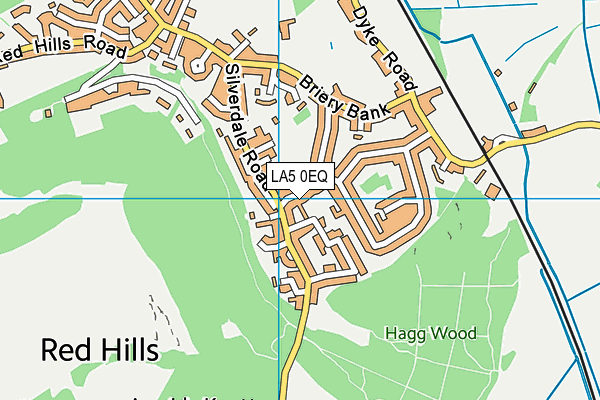 LA5 0EQ map - OS VectorMap District (Ordnance Survey)