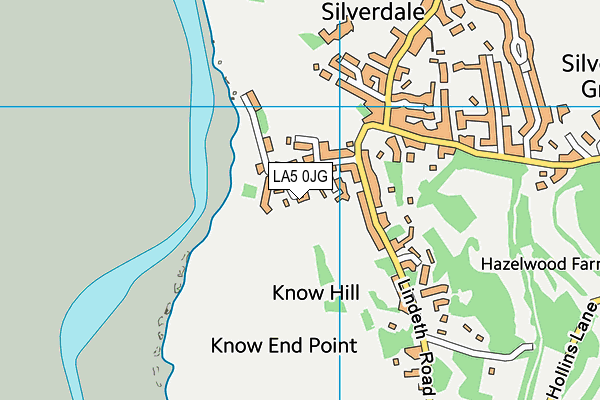 LA5 0JG map - OS VectorMap District (Ordnance Survey)