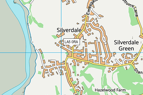 LA5 0RA map - OS VectorMap District (Ordnance Survey)