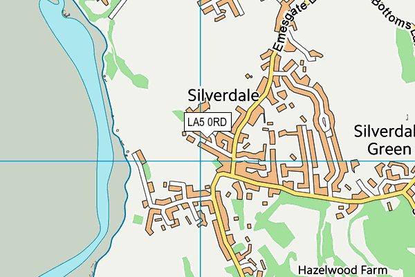 LA5 0RD map - OS VectorMap District (Ordnance Survey)