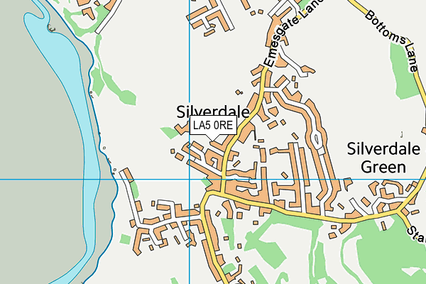 LA5 0RE map - OS VectorMap District (Ordnance Survey)