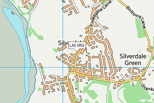 Bleasdale School map (LA5 0RG) - OS VectorMap District (Ordnance Survey)