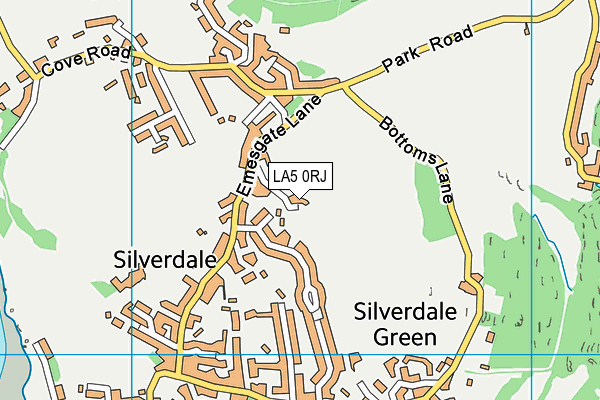 LA5 0RJ map - OS VectorMap District (Ordnance Survey)