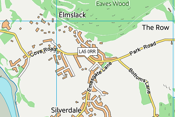LA5 0RR map - OS VectorMap District (Ordnance Survey)