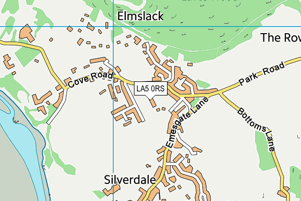 LA5 0RS map - OS VectorMap District (Ordnance Survey)