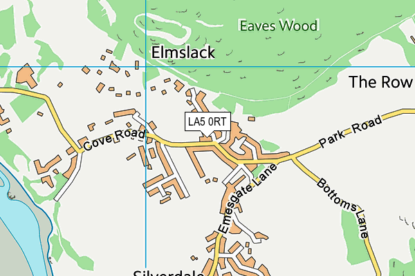 LA5 0RT map - OS VectorMap District (Ordnance Survey)