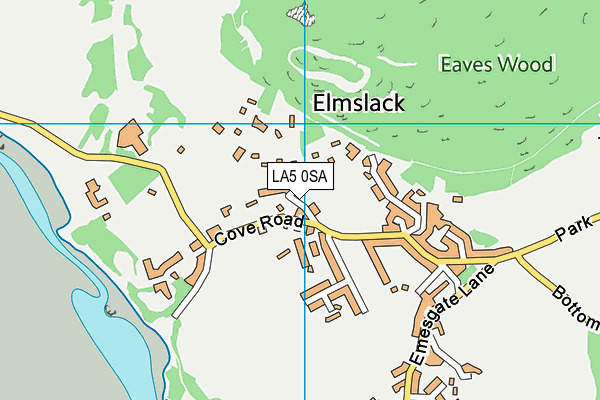 LA5 0SA map - OS VectorMap District (Ordnance Survey)