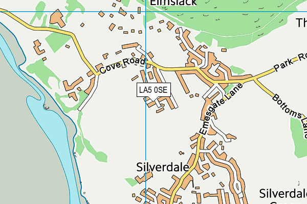 LA5 0SE map - OS VectorMap District (Ordnance Survey)