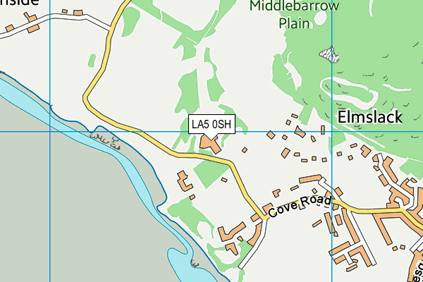 LA5 0SH map - OS VectorMap District (Ordnance Survey)