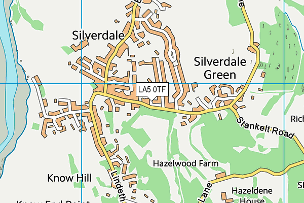 LA5 0TF map - OS VectorMap District (Ordnance Survey)