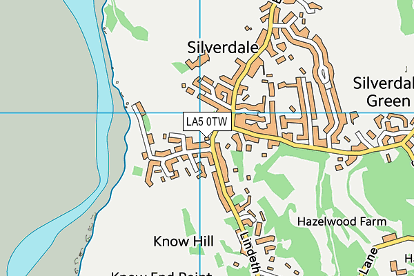 LA5 0TW map - OS VectorMap District (Ordnance Survey)