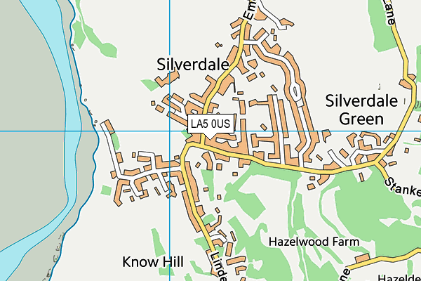 LA5 0US map - OS VectorMap District (Ordnance Survey)