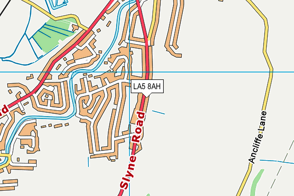 LA5 8AH map - OS VectorMap District (Ordnance Survey)