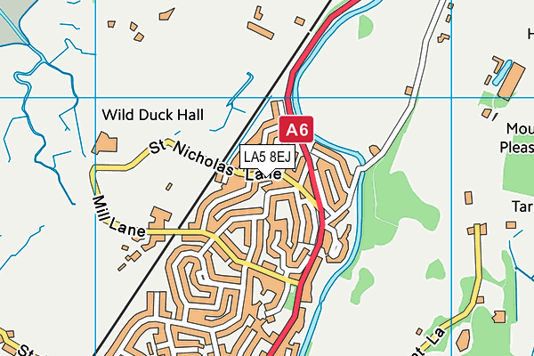 LA5 8EJ map - OS VectorMap District (Ordnance Survey)