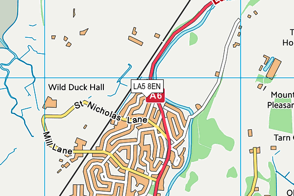 LA5 8EN map - OS VectorMap District (Ordnance Survey)