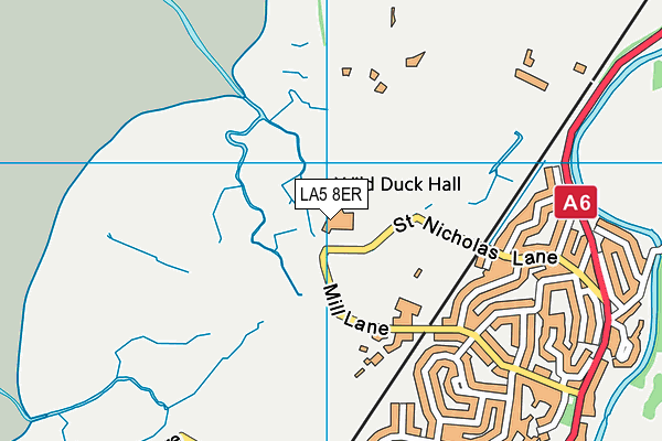 LA5 8ER map - OS VectorMap District (Ordnance Survey)