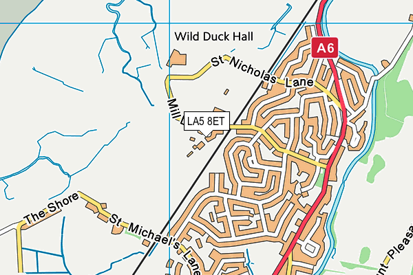 LA5 8ET map - OS VectorMap District (Ordnance Survey)