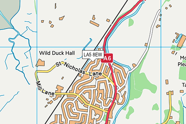 LA5 8EW map - OS VectorMap District (Ordnance Survey)