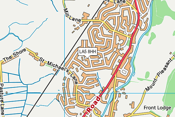 LA5 8HH map - OS VectorMap District (Ordnance Survey)