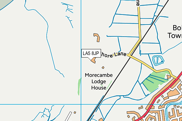 LA5 8JP map - OS VectorMap District (Ordnance Survey)