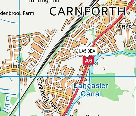 Map of CARNFORTH WINDOWS LTD at district scale