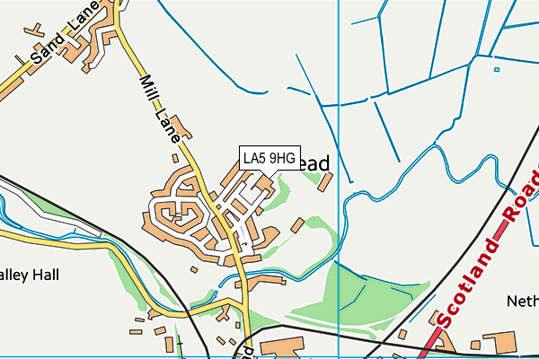 LA5 9HG map - OS VectorMap District (Ordnance Survey)
